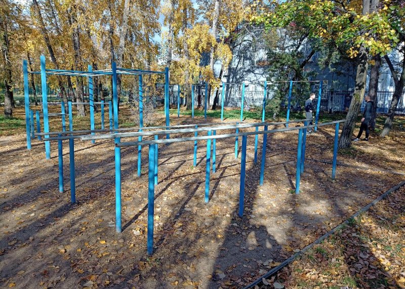 Площадка для воркаута в городе Хабаровск №12109 Средняя Советская фото
