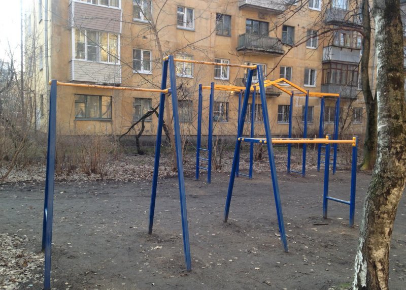Площадка для воркаута в городе Жуковский №6452 Маленькая Советская фото