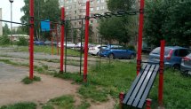 Площадка для воркаута в городе Ижевск №9834 Маленькая Современная фото