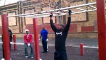 Bar-Barians (Tuface) Workout in Wingate Park (2010)