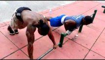 Street training (JUICE) - I love push-ups