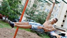 Front lever to one arm front lever by I.IVANOV