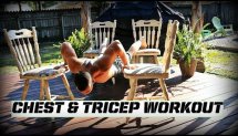 Creative at home Chest and Tricep workout