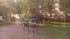 Площадка для воркаута в городе Санкт-Петербург №8935 Средняя Современная фото