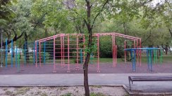 Площадка для воркаута в городе Алматы №11340 Средняя Советская фото