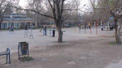 Площадка для воркаута в городе Алматы №1503 Маленькая Советская фото