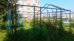 Площадка для воркаута в городе Новосибирск №664 Маленькая Советская фото