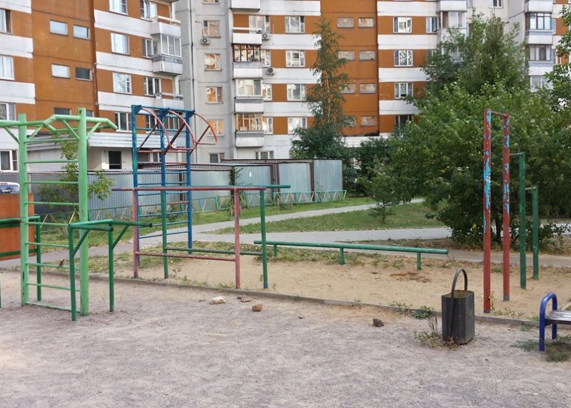 Площадка для воркаута в городе Москва №2374 Маленькая Советская фото