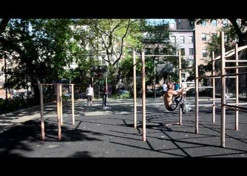 Keith Horan Tompkins Square Park Parkour and Calisthenics