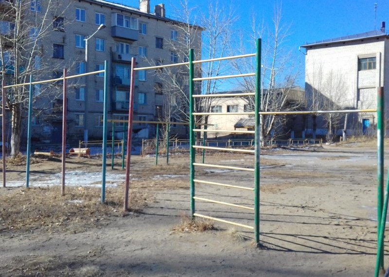 Площадка для воркаута в городе Чита №6349 Средняя Советская фото