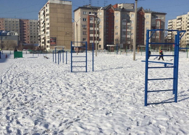 Площадка для воркаута в городе Барнаул №9423 Средняя Советская фото