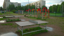 Площадка для воркаута в городе Санкт-Петербург №3063 Средняя Современная фото