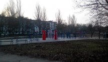 Площадка для воркаута в городе Запорожье №4941 Большая Современная фото