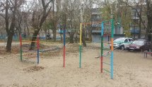 Площадка для воркаута в городе Запорожье №1922 Маленькая Советская фото