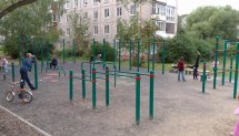 Площадка для воркаута в городе Березники №5564 Средняя Хомуты фото