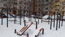 Площадка для воркаута в городе Наро-Фоминск №6145 Маленькая Современная фото