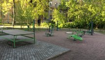 Площадка для воркаута в городе Санкт-Петербург №6708 Средняя Современная фото