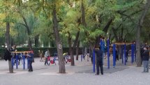 Площадка для воркаута в городе Пекин №7832 Средняя Советская фото