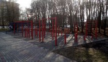 Площадка для воркаута в городе Хмельницкий №8134 Средняя Современная фото