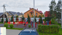 Площадка для воркаута в городе Одинцово №8166 Средняя Современная фото