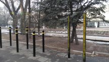 Площадка для воркаута в городе Бишкек №8195 Средняя Хомуты фото