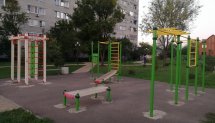 Площадка для воркаута в городе Белореченск №9037 Средняя Современная фото