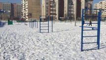 Площадка для воркаута в городе Барнаул №9423 Средняя Советская фото