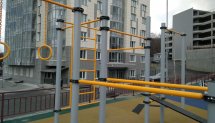 Площадка для воркаута в городе Владивосток №9516 Средняя Современная фото
