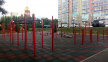 Площадка для воркаута в городе Кемерово №9839 Средняя Хомуты фото