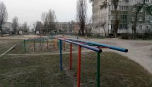 Площадка для воркаута в городе Комсомольск №10454 Маленькая Советская фото