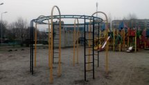 Площадка для воркаута в городе Комсомольск №10476 Маленькая Советская фото