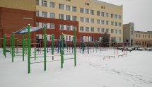 Площадка для воркаута в городе Брянск №10525 Большая Современная фото