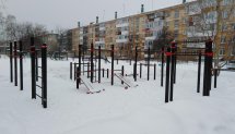 Площадка для воркаута в городе Ирбит №10542 Средняя Хомуты фото