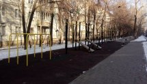 Площадка для воркаута в городе Алматы №11177 Маленькая Хомуты фото