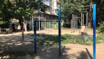 Площадка для воркаута в городе Симферополь tmp фото
