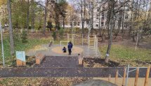 Площадка для воркаута в городе Одинцово №12169 Маленькая Современная фото
