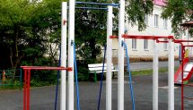 Площадка для воркаута в городе Сергиев Посад №12474 Маленькая Современная фото