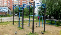 Площадка для воркаута в городе Сергиев Посад №12503 Маленькая Современная фото