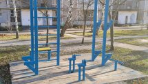 Площадка для воркаута в городе Железногорск (Курская область) №12703 Маленькая Современная фото