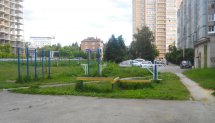 Площадка для воркаута в городе Тула №5250 Средняя Современная фото