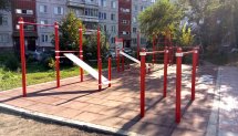Площадка для воркаута в городе Новосибирск №5502 Маленькая Хомуты фото