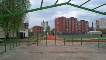 Площадка для воркаута в городе Новосибирск №1592 Средняя Современная фото