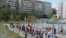 Площадка для воркаута в городе Бишкек №4698 Средняя Советская фото