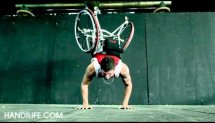 Handstand Pushups with wheelchair