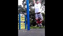 Niroc and daughter muscleup