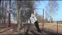 Training (Extreme Muscle ups, One arm pull ups)