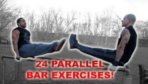 24 Parallel Bar Exercises For You To Try!