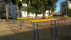 Площадка для воркаута в городе Чебоксары №5520 Средняя Современная фото