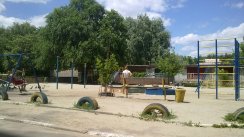 Площадка для воркаута в городе Запорожье №2222 Средняя Современная фото