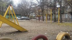 Площадка для воркаута в городе Запорожье №1919 Маленькая Советская фото
